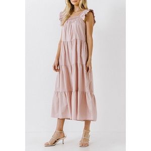 English Factory Savannah Tiered Maxi in Lilac